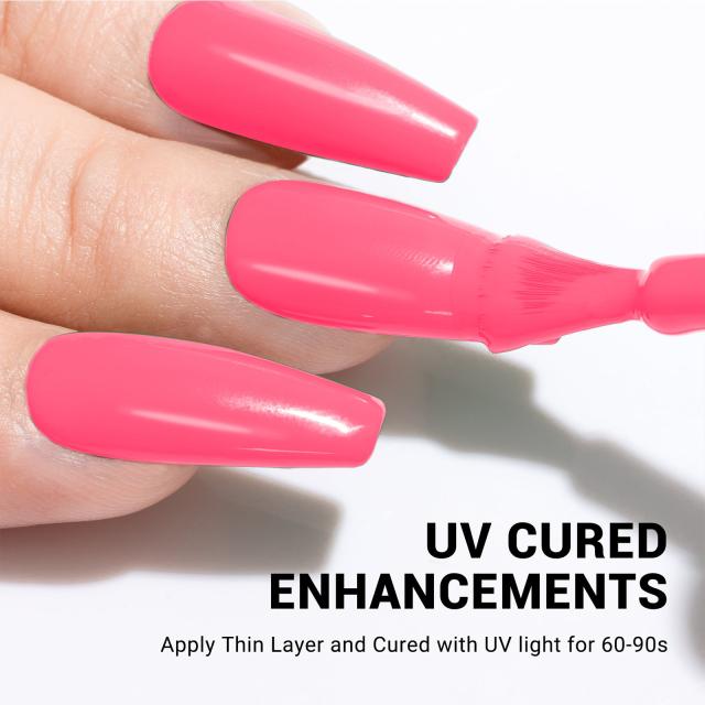 A1601 Neon Pink - TPO-Free Thick Gel Nail Polish(15ml)