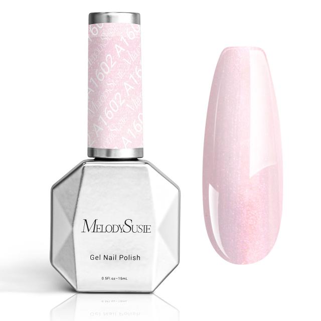 A1602 Baby Pink Shimmer - TPO-Free Thick Gel Nail Polish(15ml)