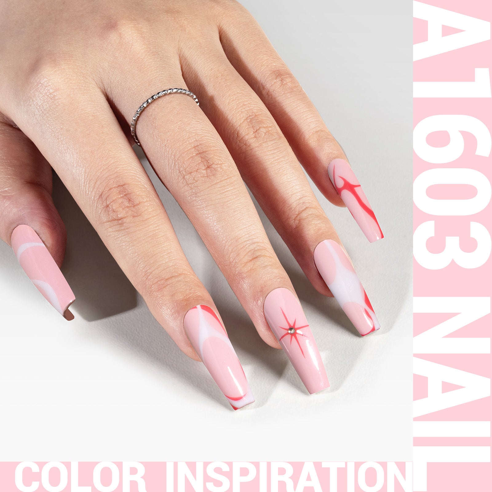 A1603 Milky Pink - TPO-Free Thick Gel Nail Polish(15ml) - 图片2