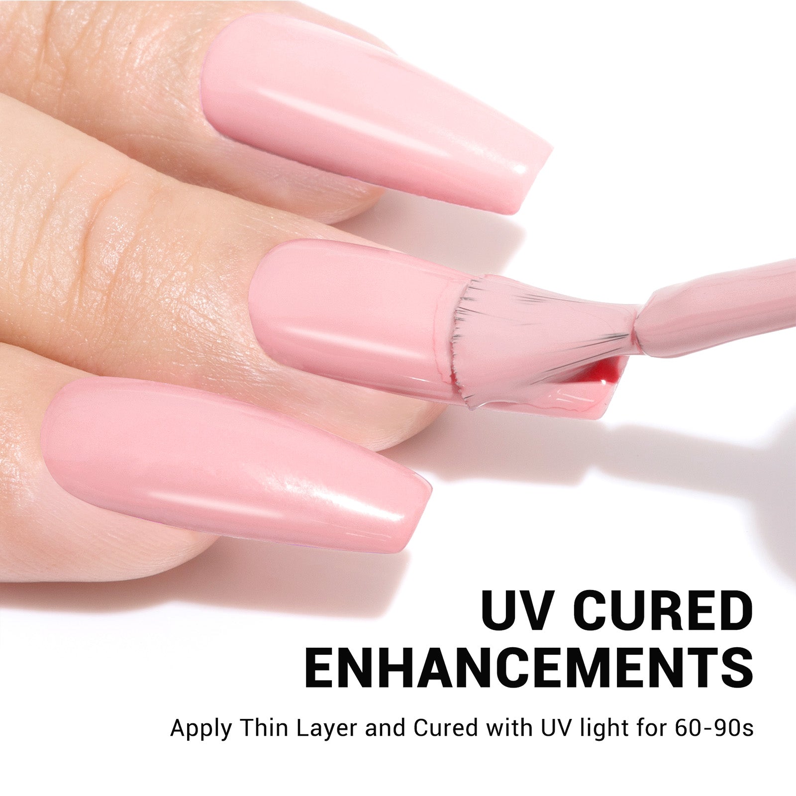 A1603 Milky Pink - TPO-Free Thick Gel Nail Polish(15ml) - 图片5