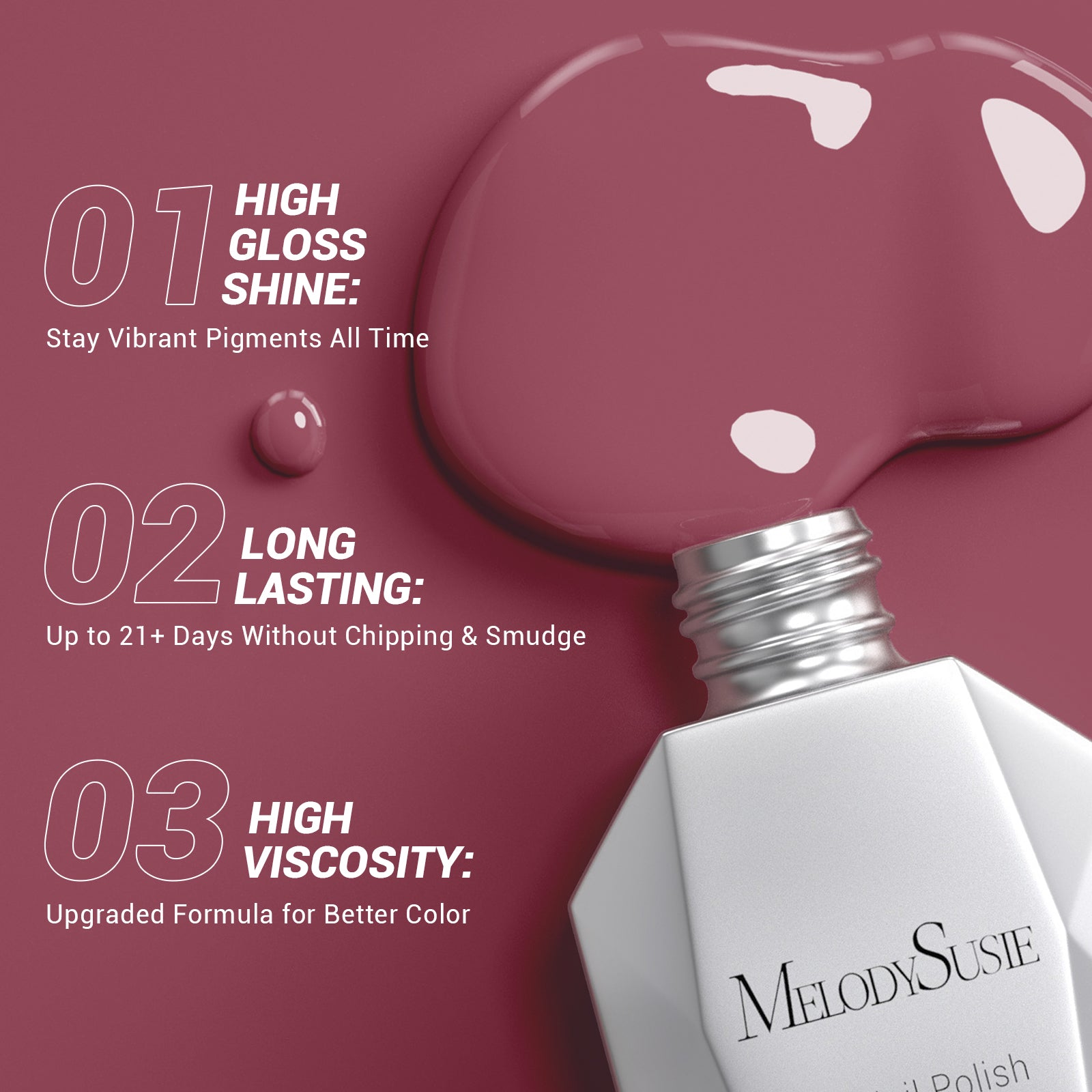 A1702 Gray Purple - TPO-Free Thick Gel Nail Polish(15ml) - 图片3