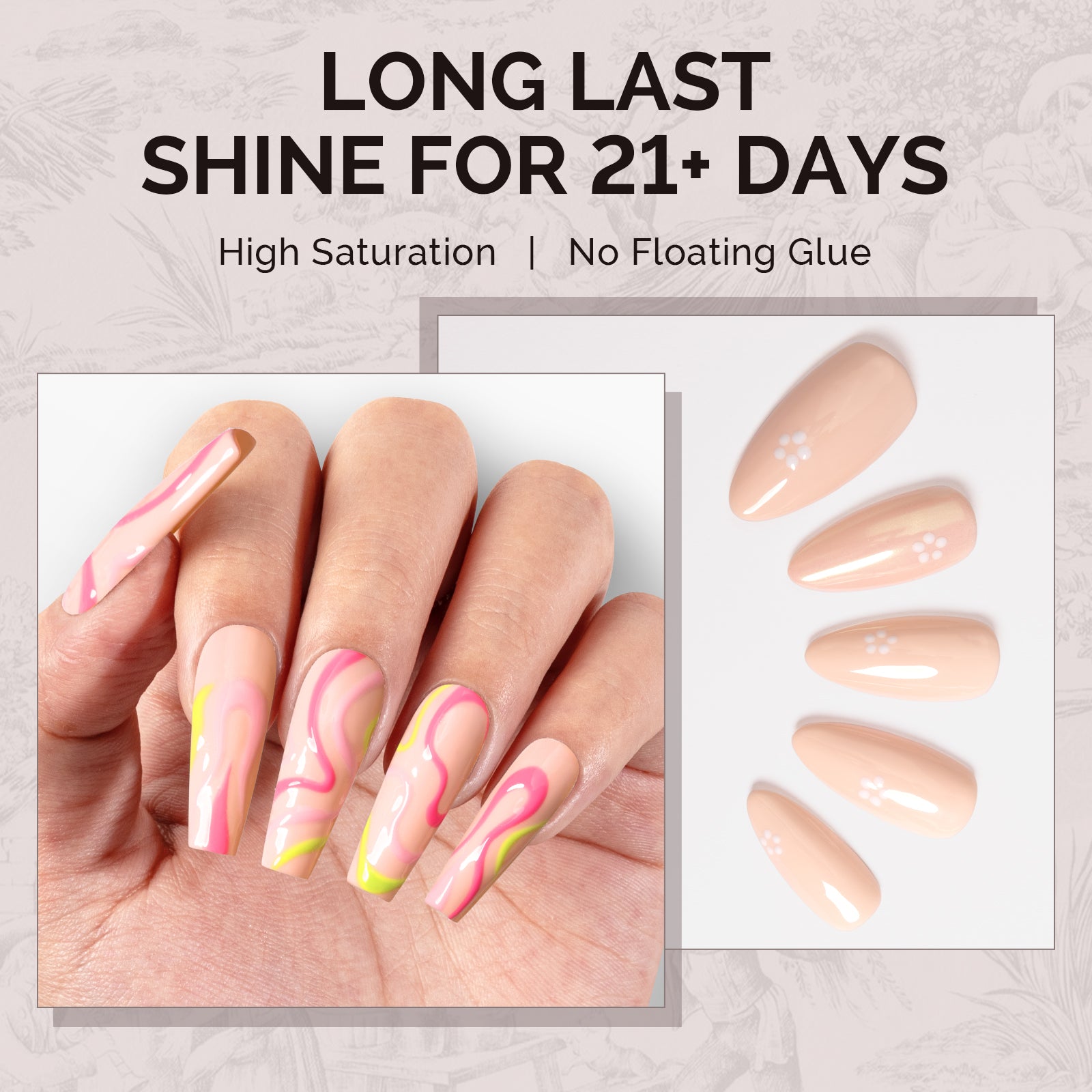 A2401 Nude Pink - TPO-Free Faster UV Curing Gel Nail Polish(15ml) - 图片4