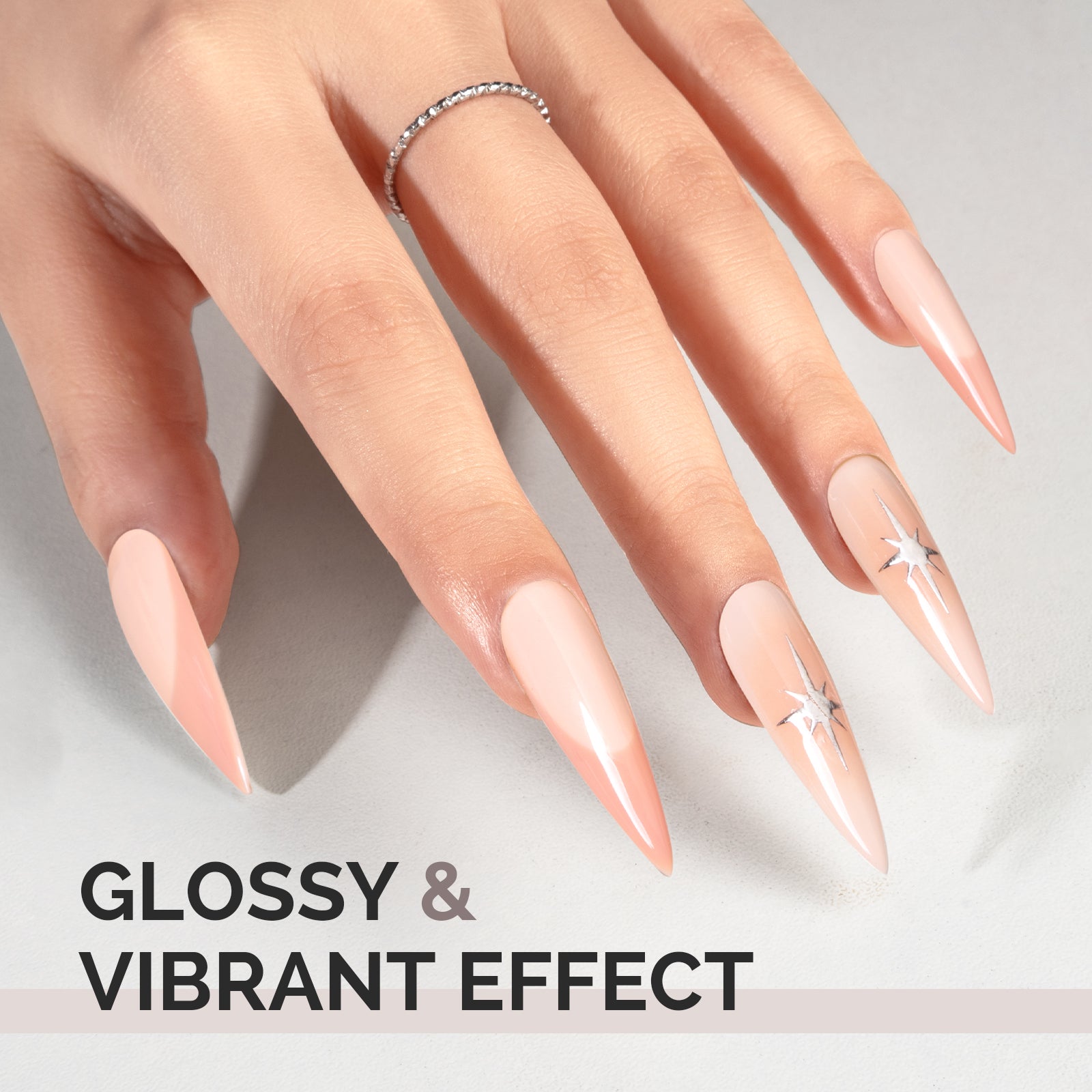 A2401 Nude Pink - TPO-Free Faster UV Curing Gel Nail Polish(15ml) - 图片5