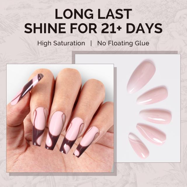 A2402 Milky Pink - TPO-Free Faster UV Curing Gel Nail Polish(15ml)