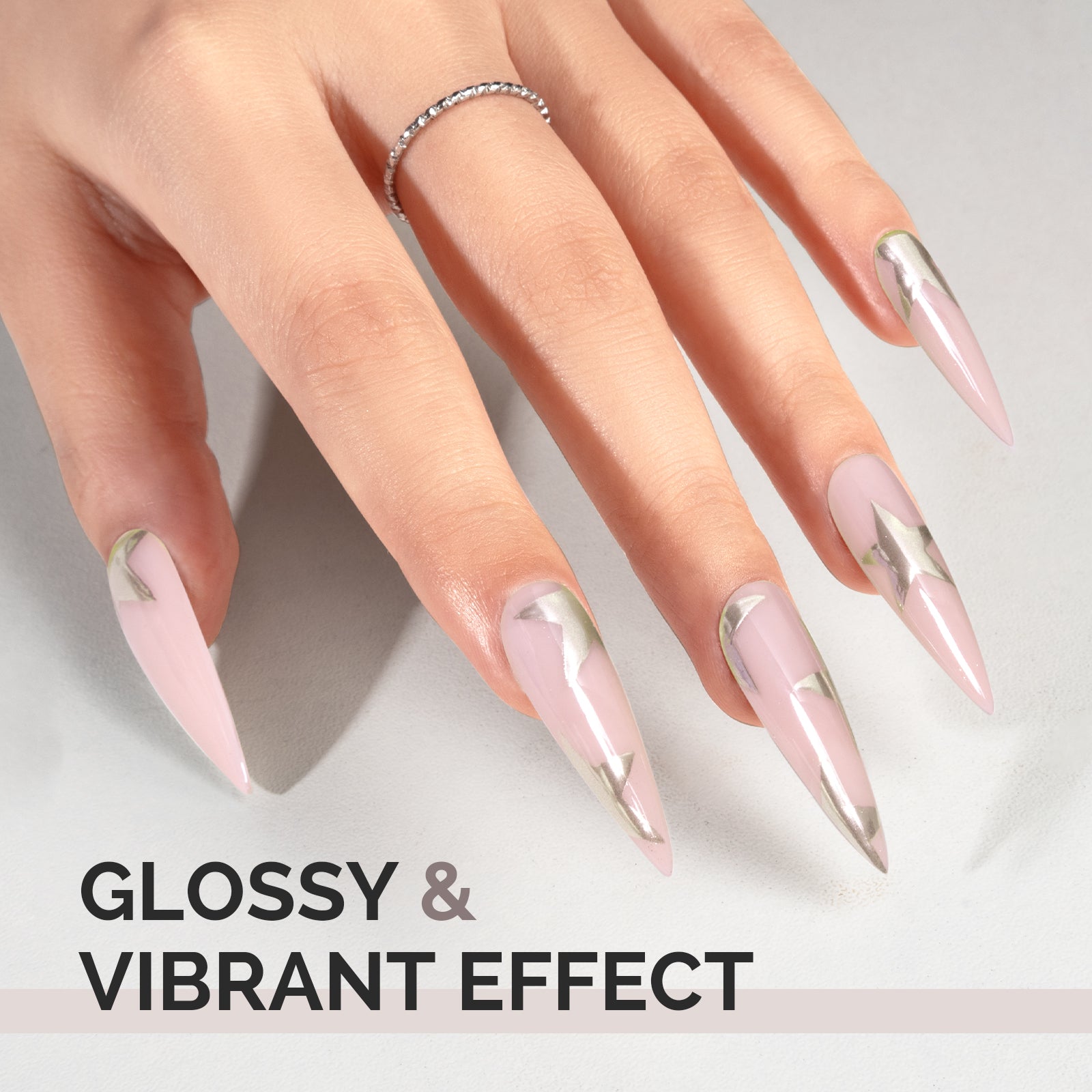 A2402 Milky Pink - TPO-Free Faster UV Curing Gel Nail Polish(15ml) - 图片5