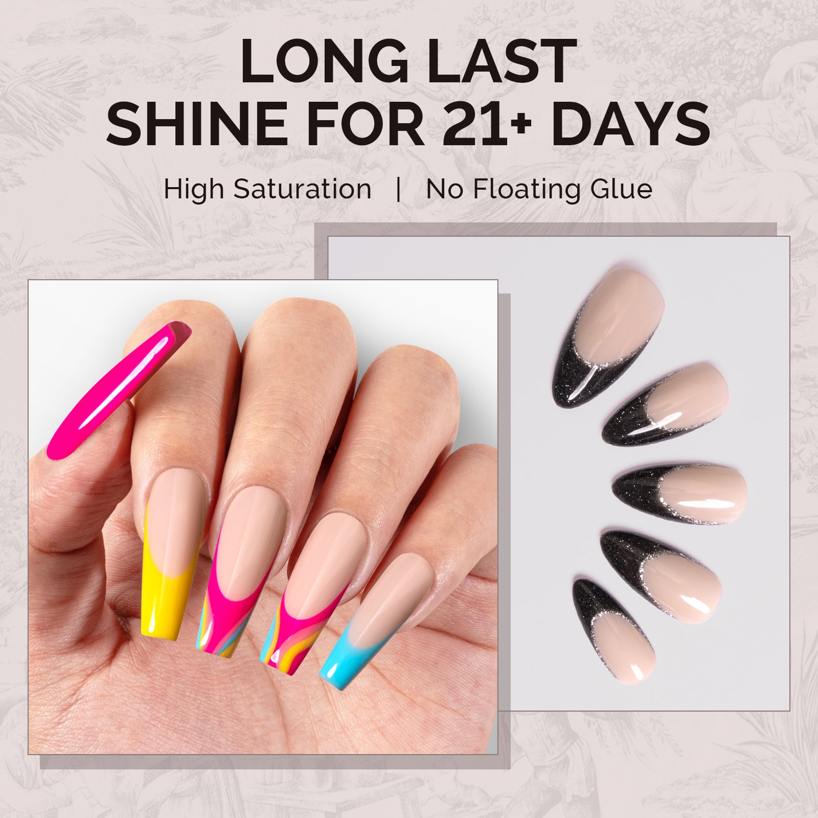 A2403 Pale Petal - TPO-Free Faster UV Curing Gel Nail Polish(15ml) - 图片4