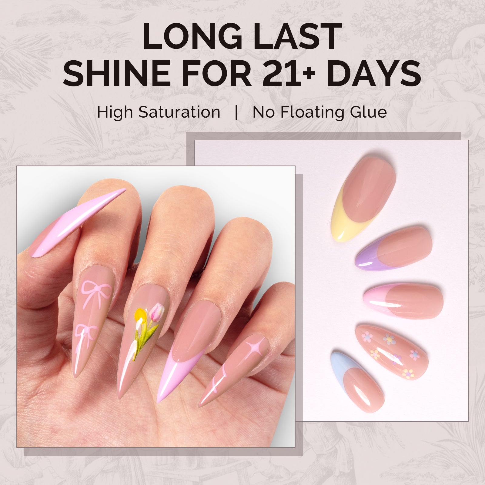 A2405 Hearts Delight - TPO-Free Faster UV Curing Gel Nail Polish(15ml) - 图片4