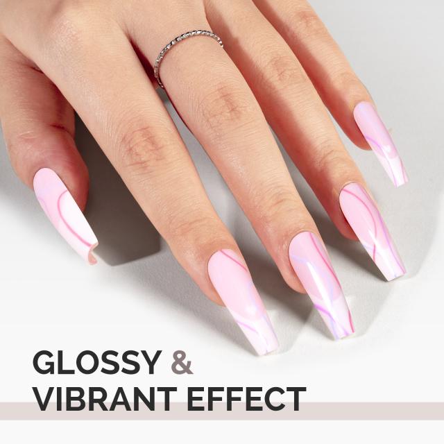 A2601 Creamy Pink - TPO-Free Faster UV Curing Gel Nail Polish(15ml)