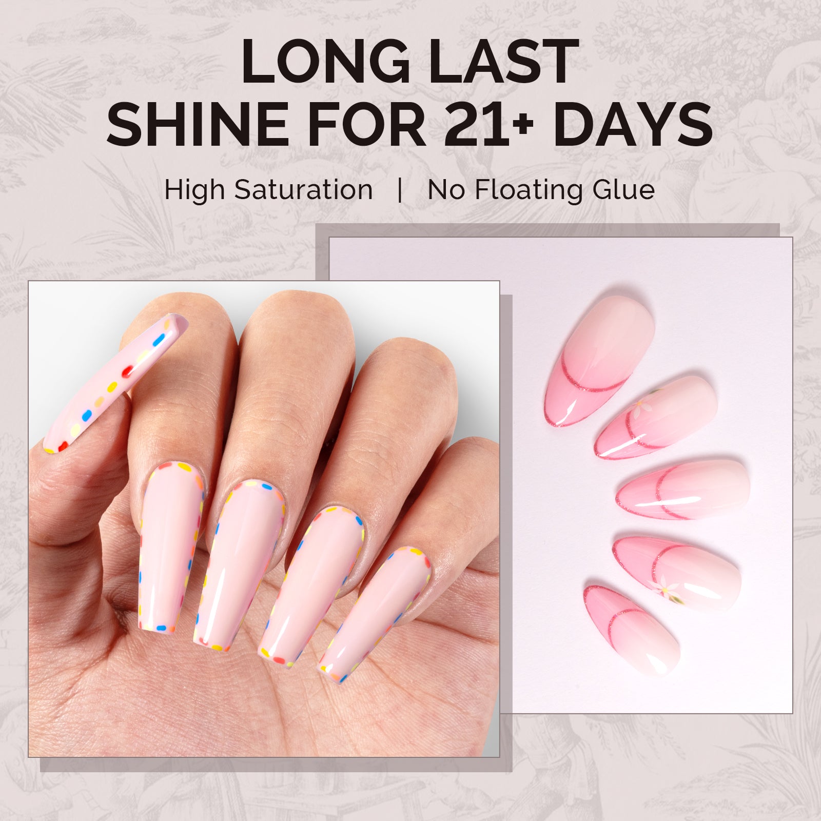 A2602 Baby Pink - TPO-Free Faster UV Curing Gel Nail Polish(15ml) - 图片4