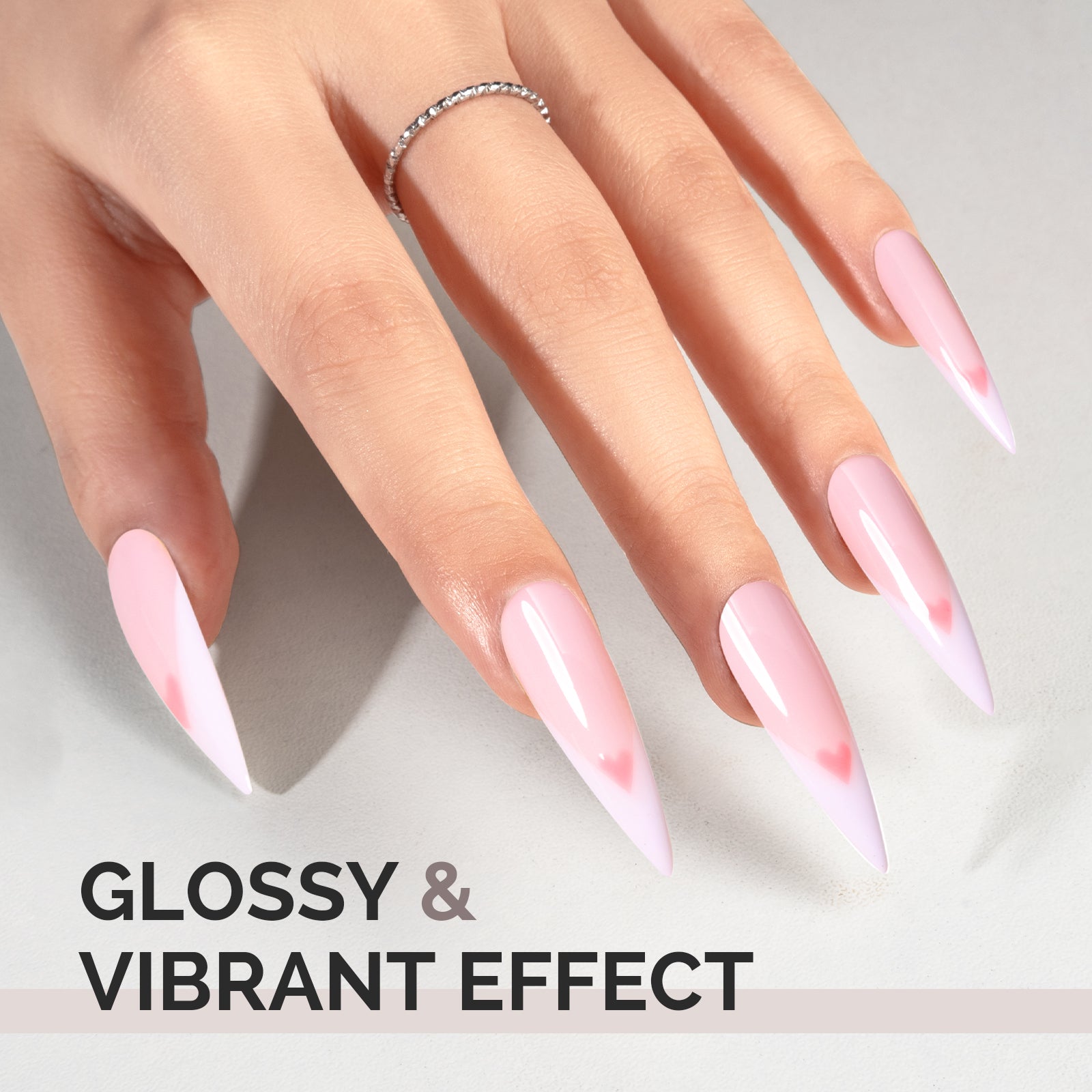 A2602 Baby Pink - TPO-Free Faster UV Curing Gel Nail Polish(15ml) - 图片5