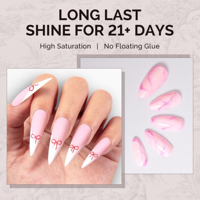 A2603 Rose Garden - TPO-Free Faster UV Curing Gel Nail Polish(15ml)