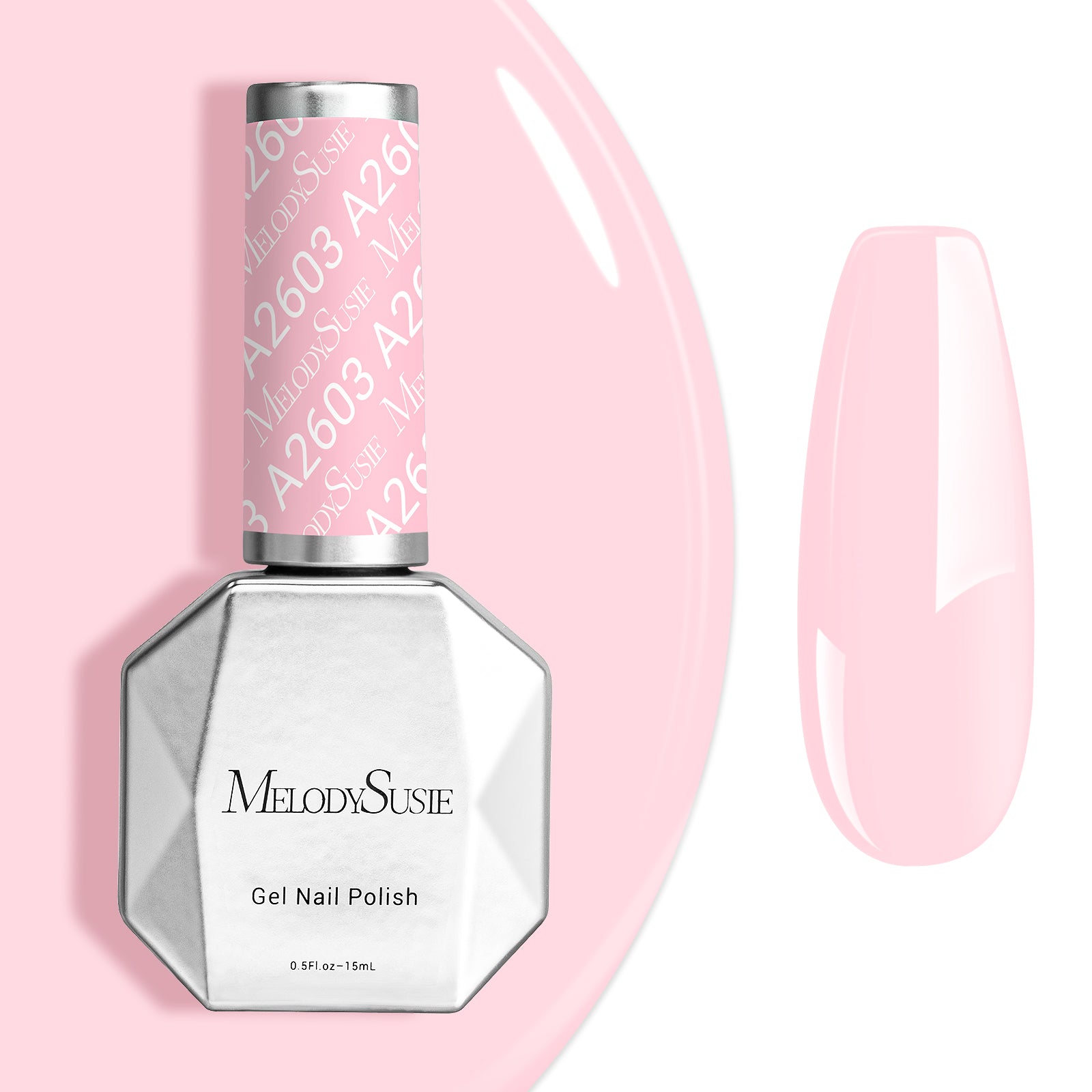 A2603 Rose Garden - TPO-Free Faster UV Curing Gel Nail Polish(15ml) - 图片2