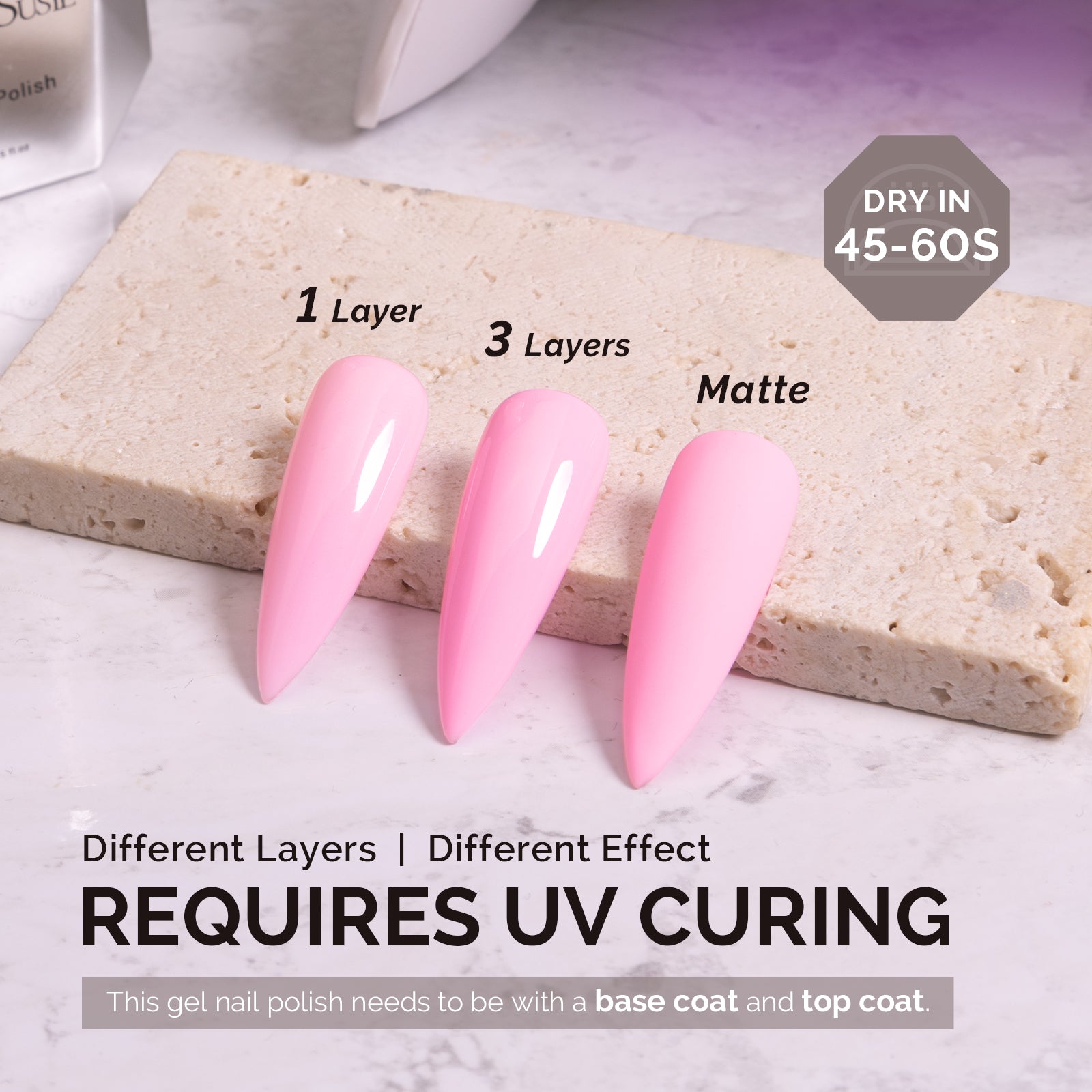 A2605 Party Streamer Pink - TPO-Free Faster UV Curing Gel Nail Polish(15ml) - 图片3