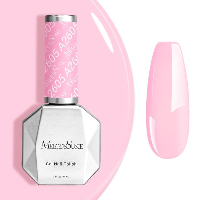 A2605 Party Streamer Pink - TPO-Free Faster UV Curing Gel Nail Polish(15ml)