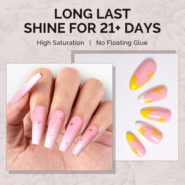 A2606 Misted Rose - TPO-Free Faster UV Curing Gel Nail Polish(15ml)