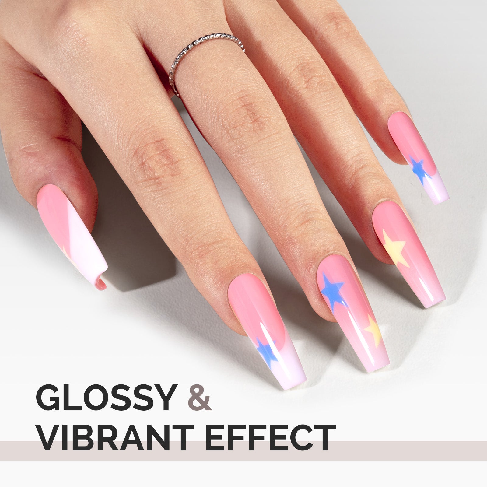 A2609 Light Baby Pink - TPO-Free Faster UV Curing Gel Nail Polish(15ml) - 图片5