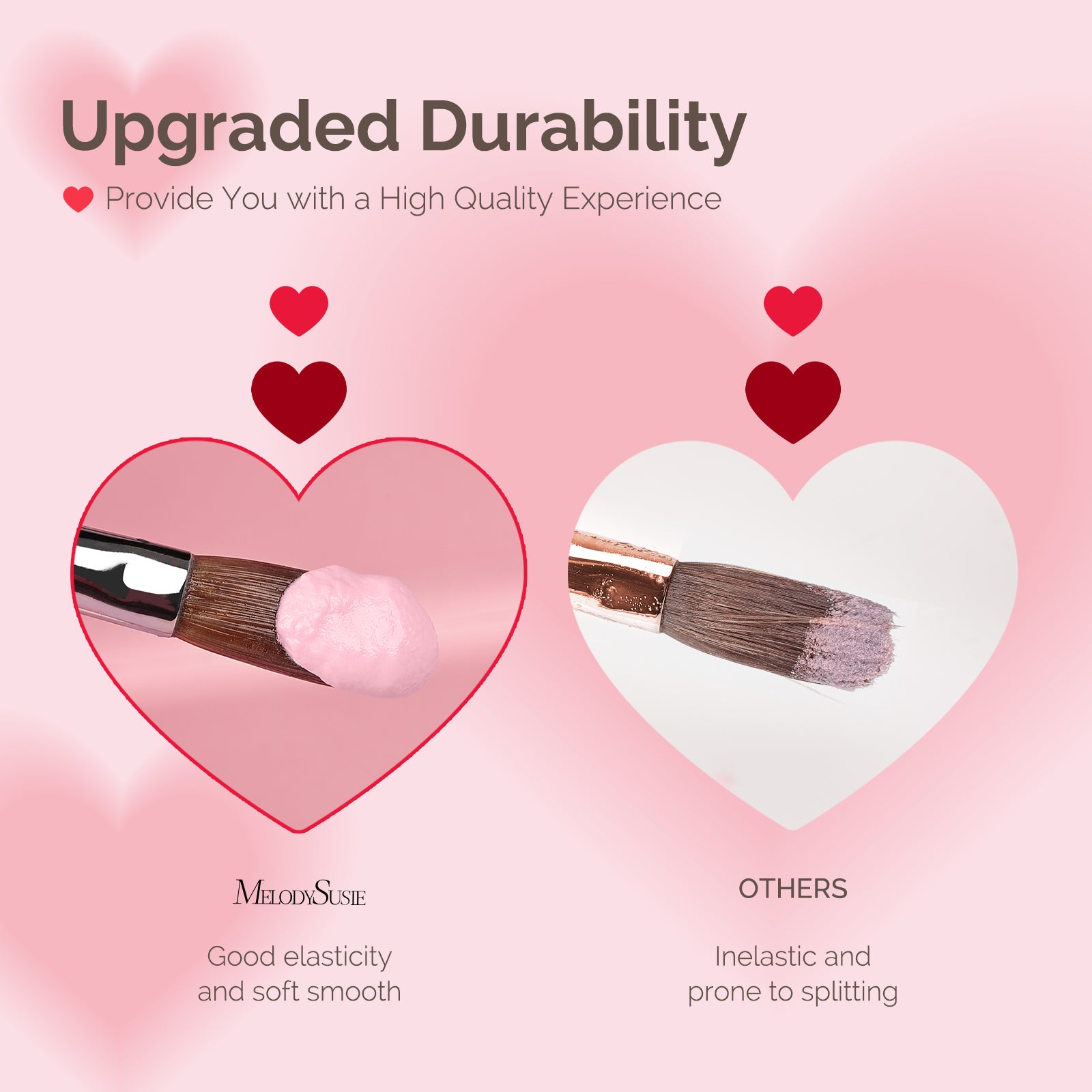 Acrylic Nail Brush Set (4Pcs) - White - 图片3