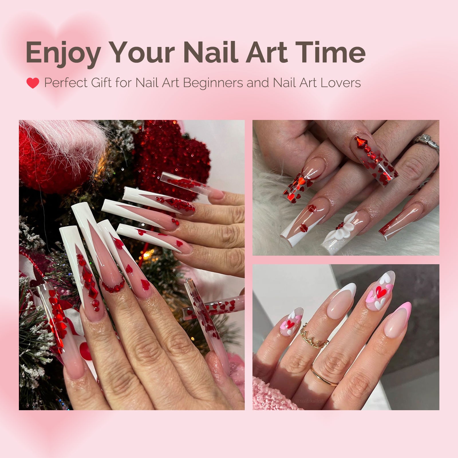 Acrylic Nail Brush Set (4Pcs) - White - 图片6