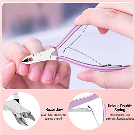Acrylic Nail Clipper 4 in 1 Kit Pink - Image5