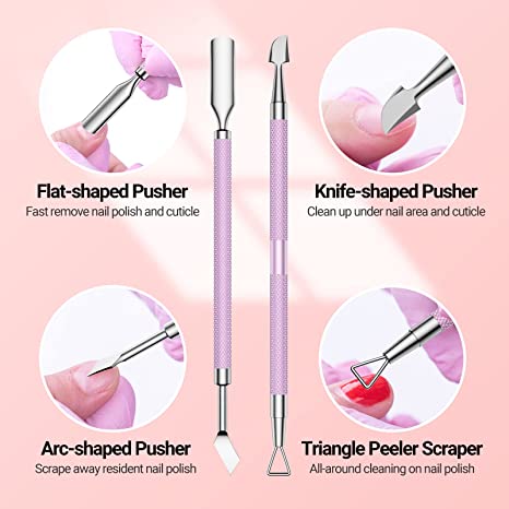 Acrylic Nail Clipper 4 in 1 Kit Pink - Image6