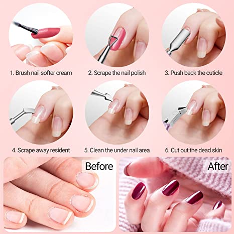 Acrylic Nail Clipper 4 in 1 Kit Pink - Image7