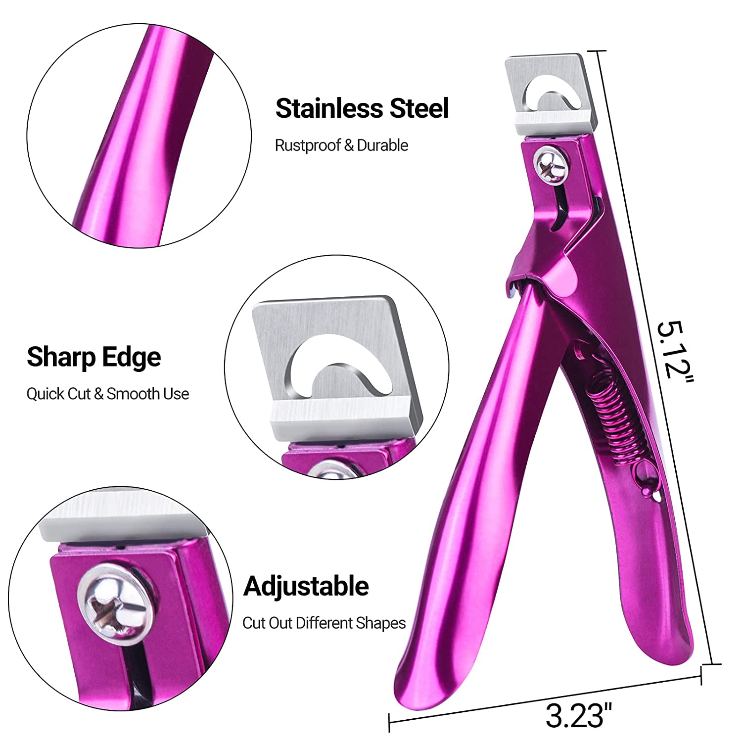 Acrylic Nail Clipper 4 in 1 Kit - 图片2