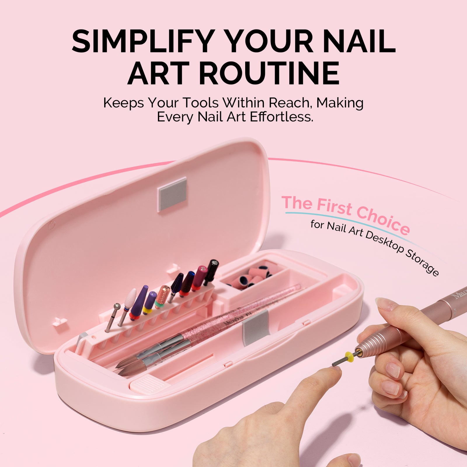 Acrylic Nail Tool Storage Box(ONLY BOX) - 图片10