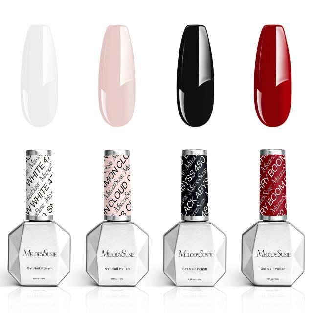 African Grassland 15ml TPO-Free Thick Gel Nail Polish - 4Pcs