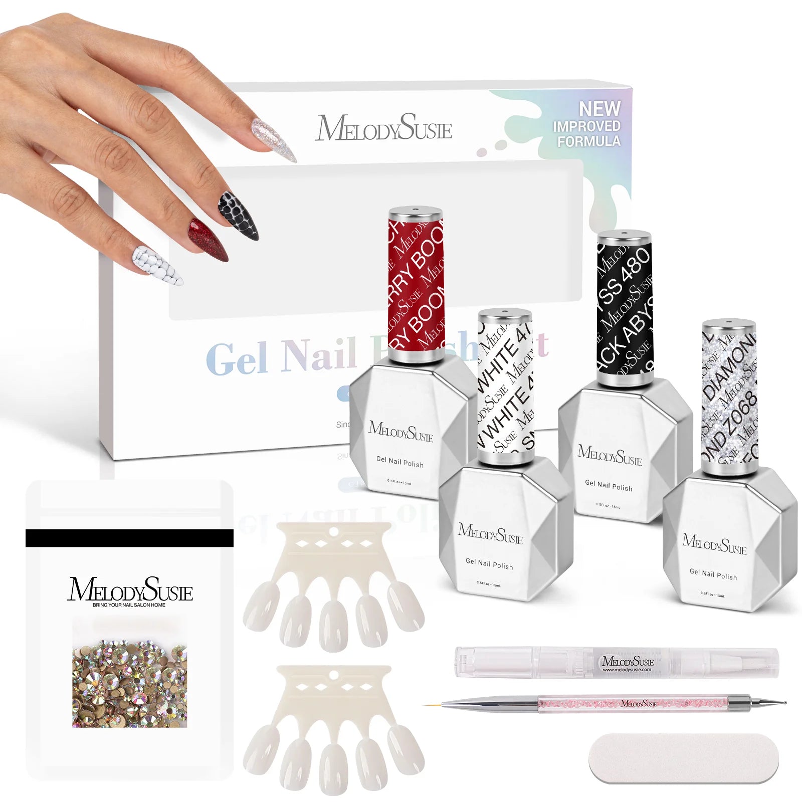 Afternoon Tea Break 15ml TPO-Free Thick Gel Nail Polish - 4Pcs - 图片7