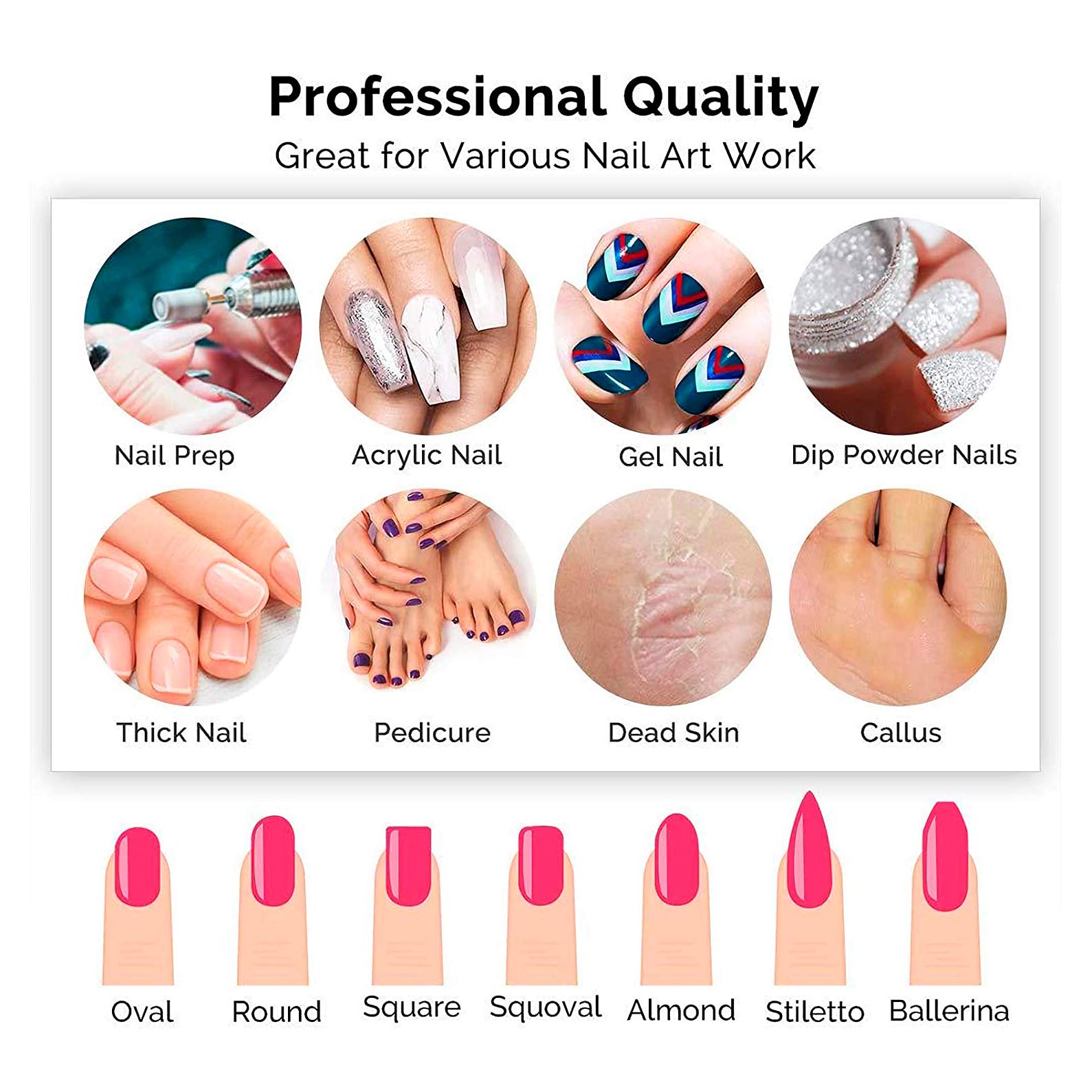 Artemis(SC300I) Rechargeable Nail Drill Sets - 图片9