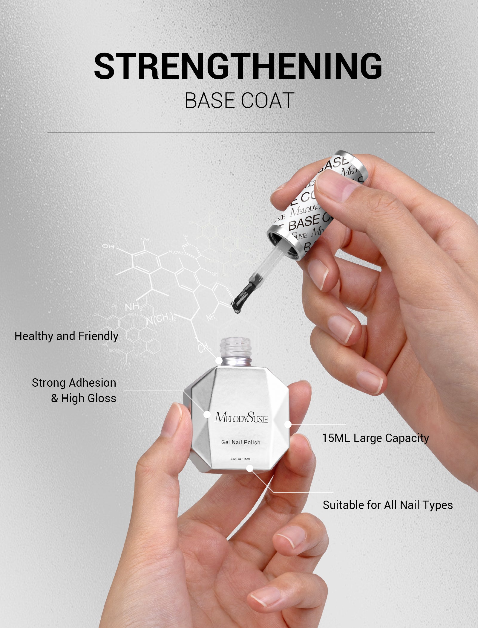 Base Coat - Gel Nail Polish(15ml) - 图片3