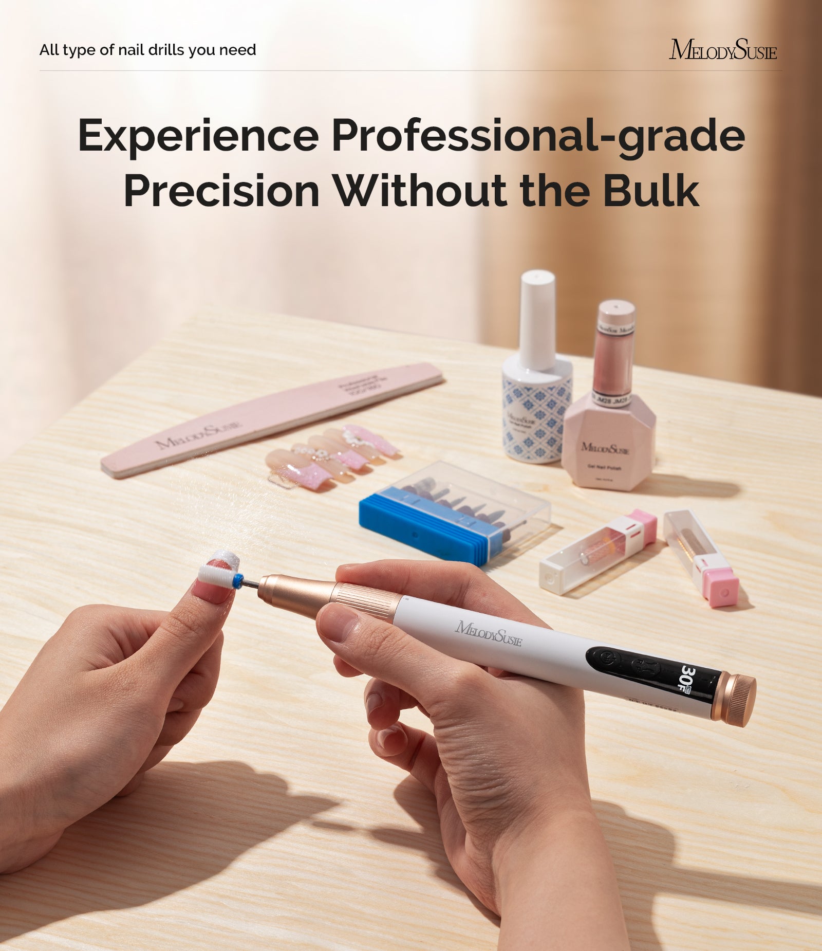 Nail Drill Full Set - Beginner Manicure Kit - 图片2