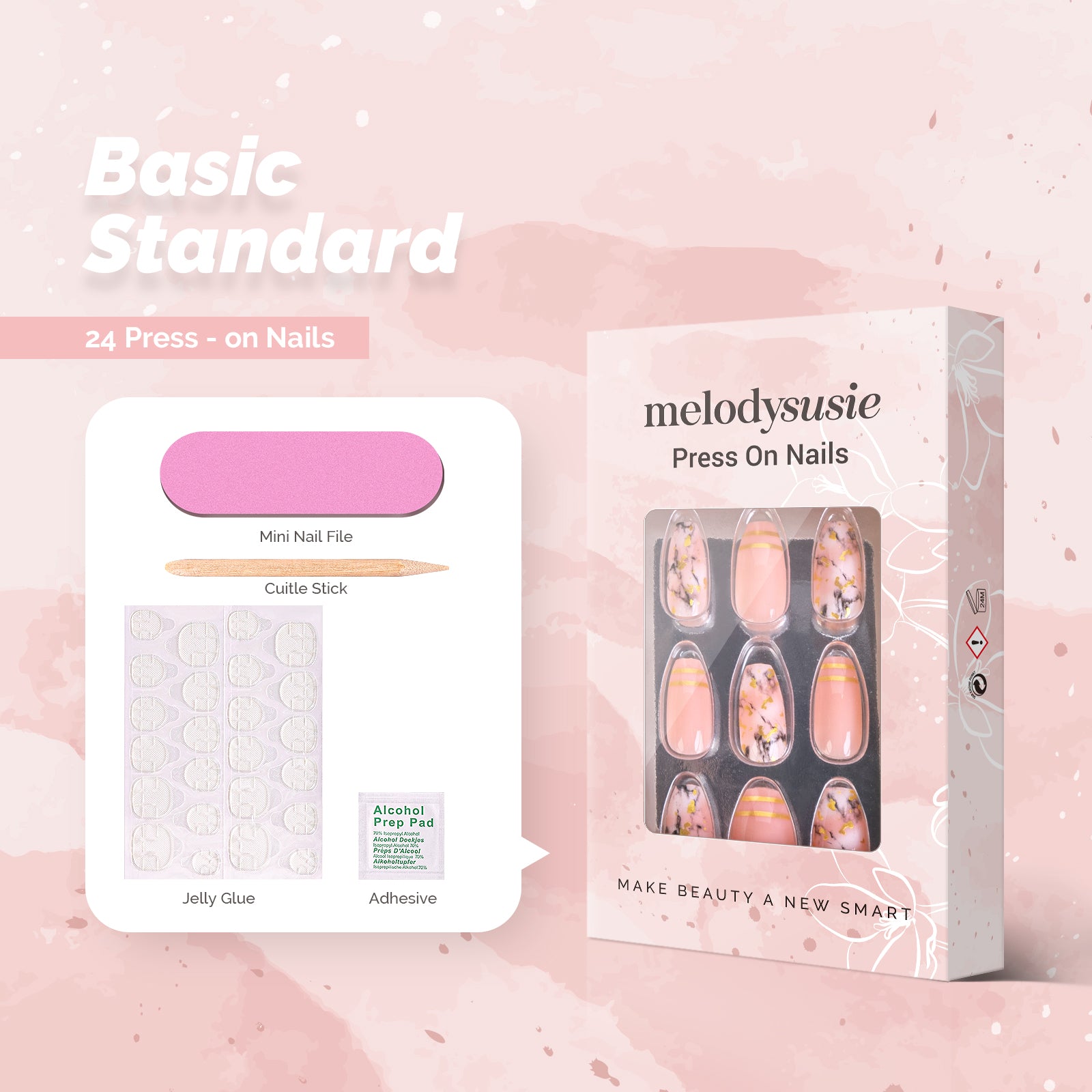 Blossom Acrylic Press On Nails Kits - 图片3