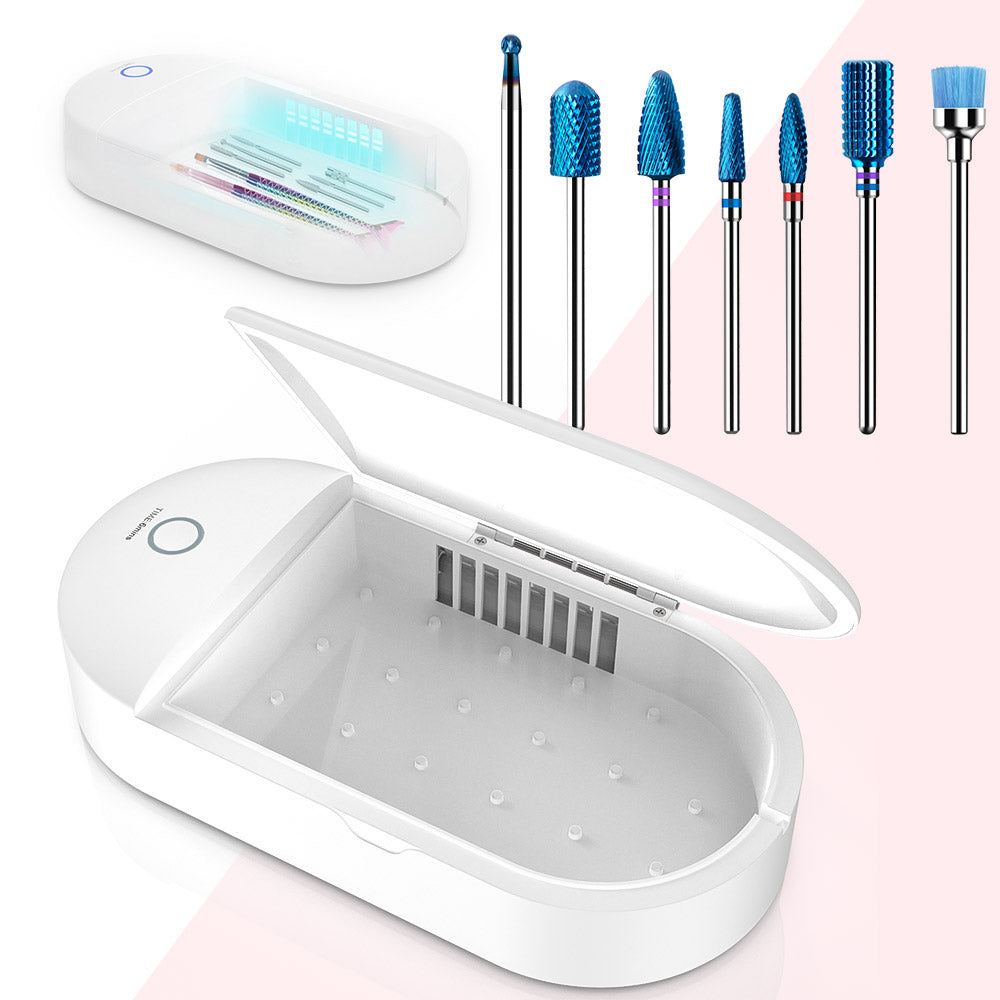 Blue Carbide Nail Drill Bits Set (7pcs) - 图片9