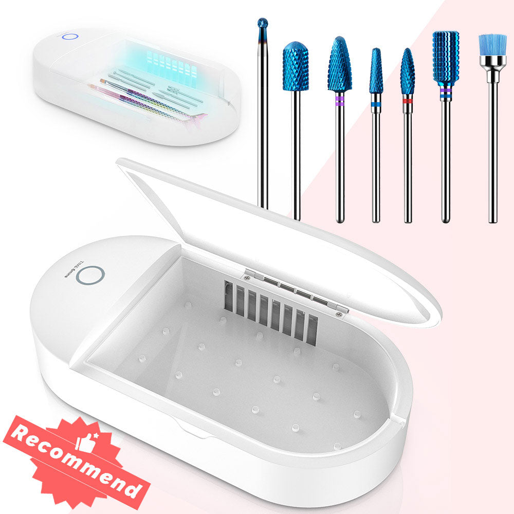 Blue Carbide Nail Drill Bits Set (7pcs) - 图片11