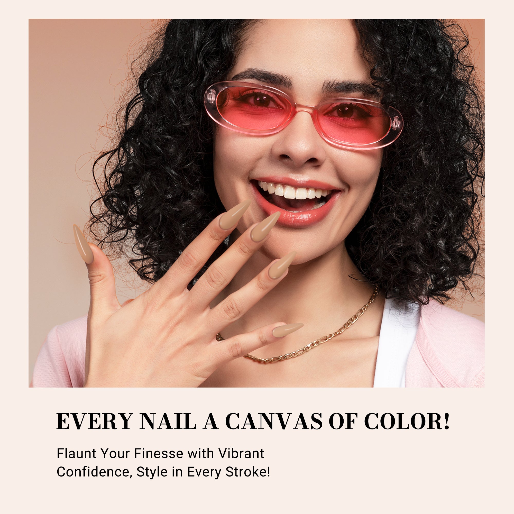 377 Caramel Brown - TPO-Free Thick Gel Nail Polish (15ml) - 图片5