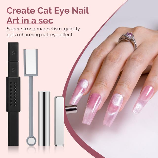 Cat Eye Gel Nail Polish Magnets Set 11 Pcs