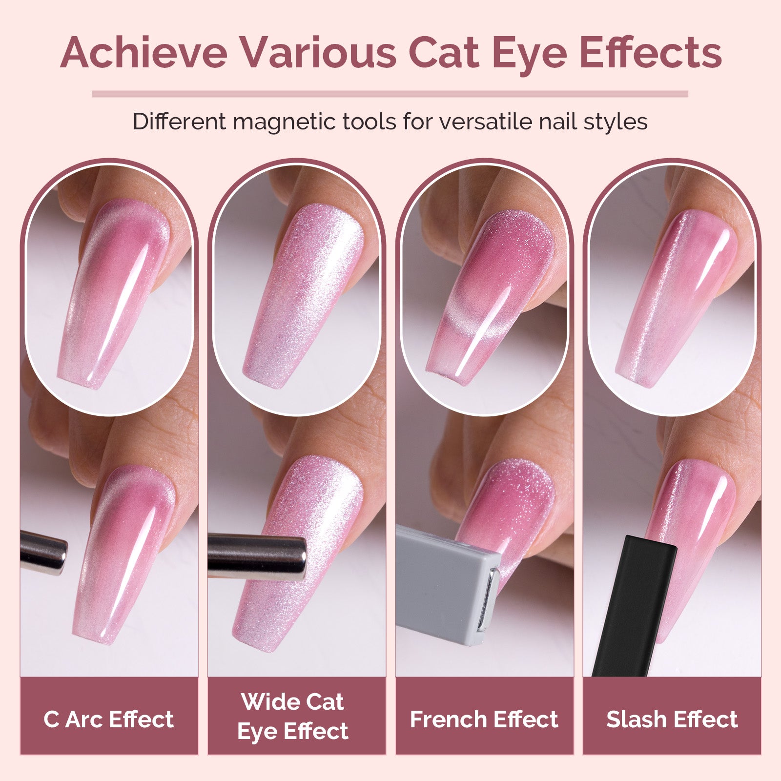 Cat Eye Gel Nail Polish Magnets Set 11 Pcs - 图片3