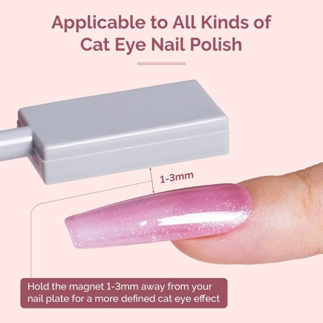 Cat Eye Gel Nail Polish Magnets Set 11 Pcs