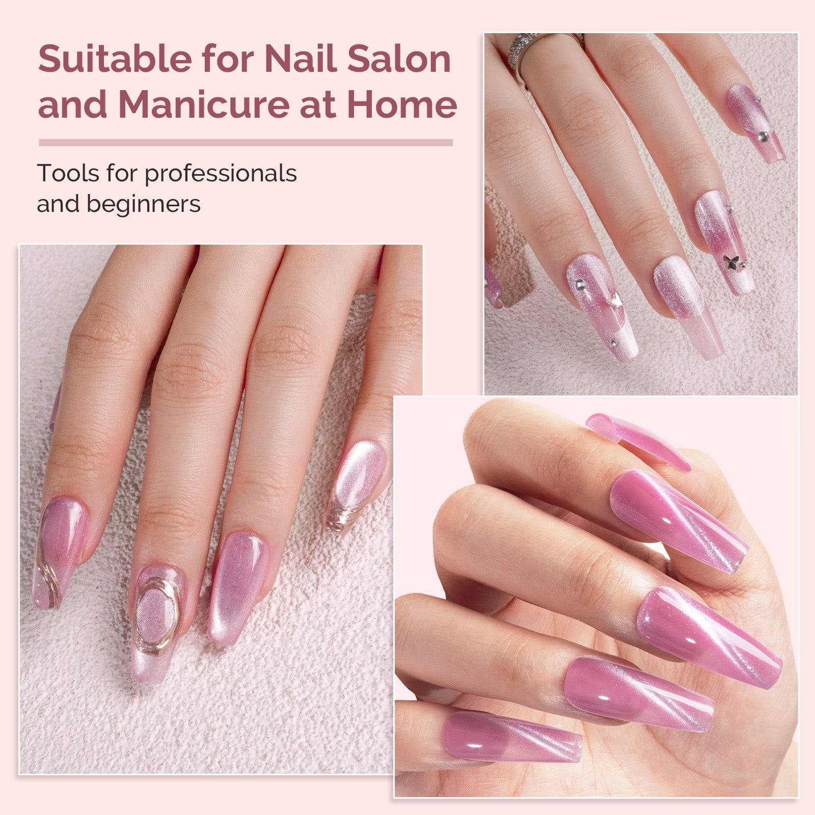 Cat Eye Gel Nail Polish Magnets Set 12 Pcs - 图片3