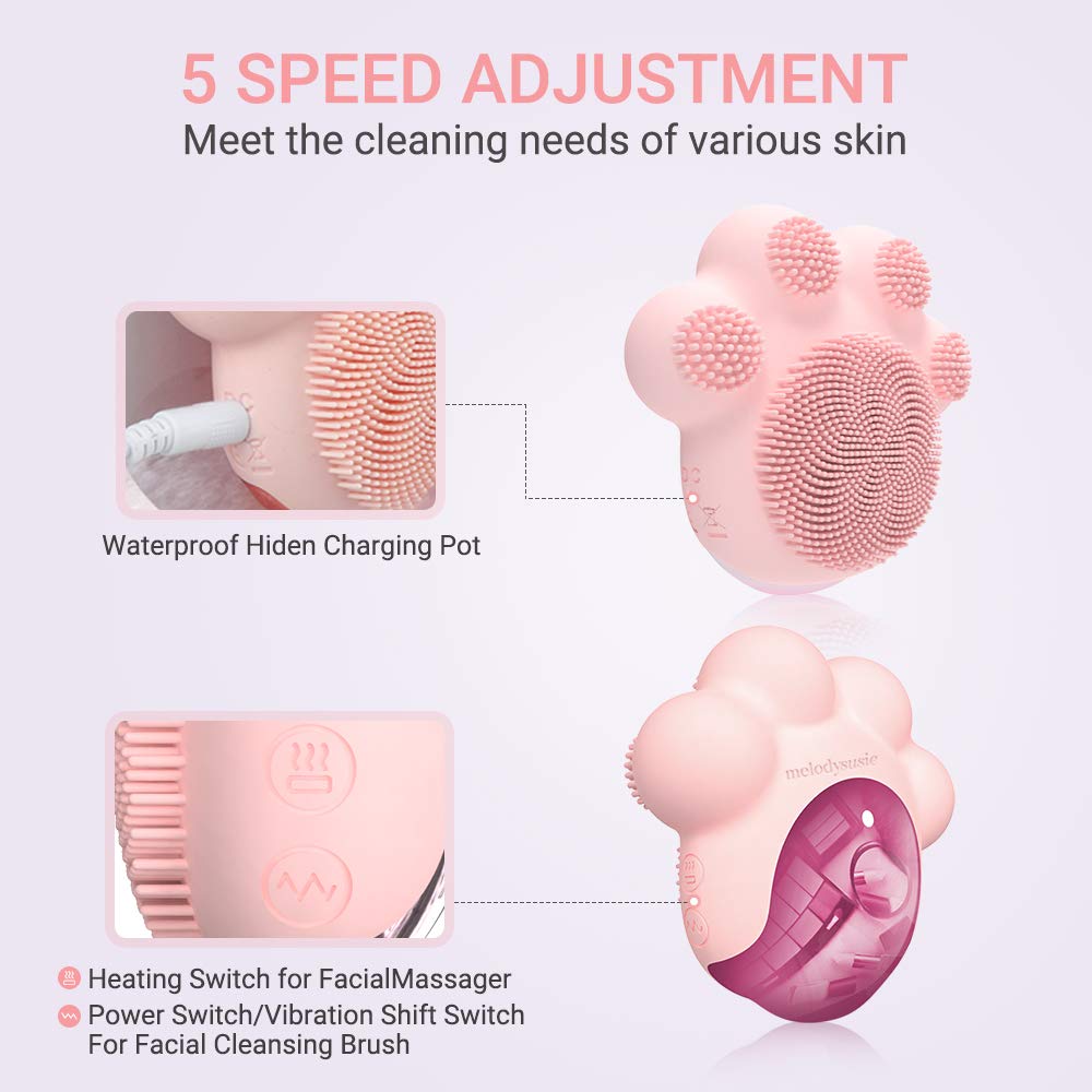 Cat Paw Facial Cleansing Brush - 图片8