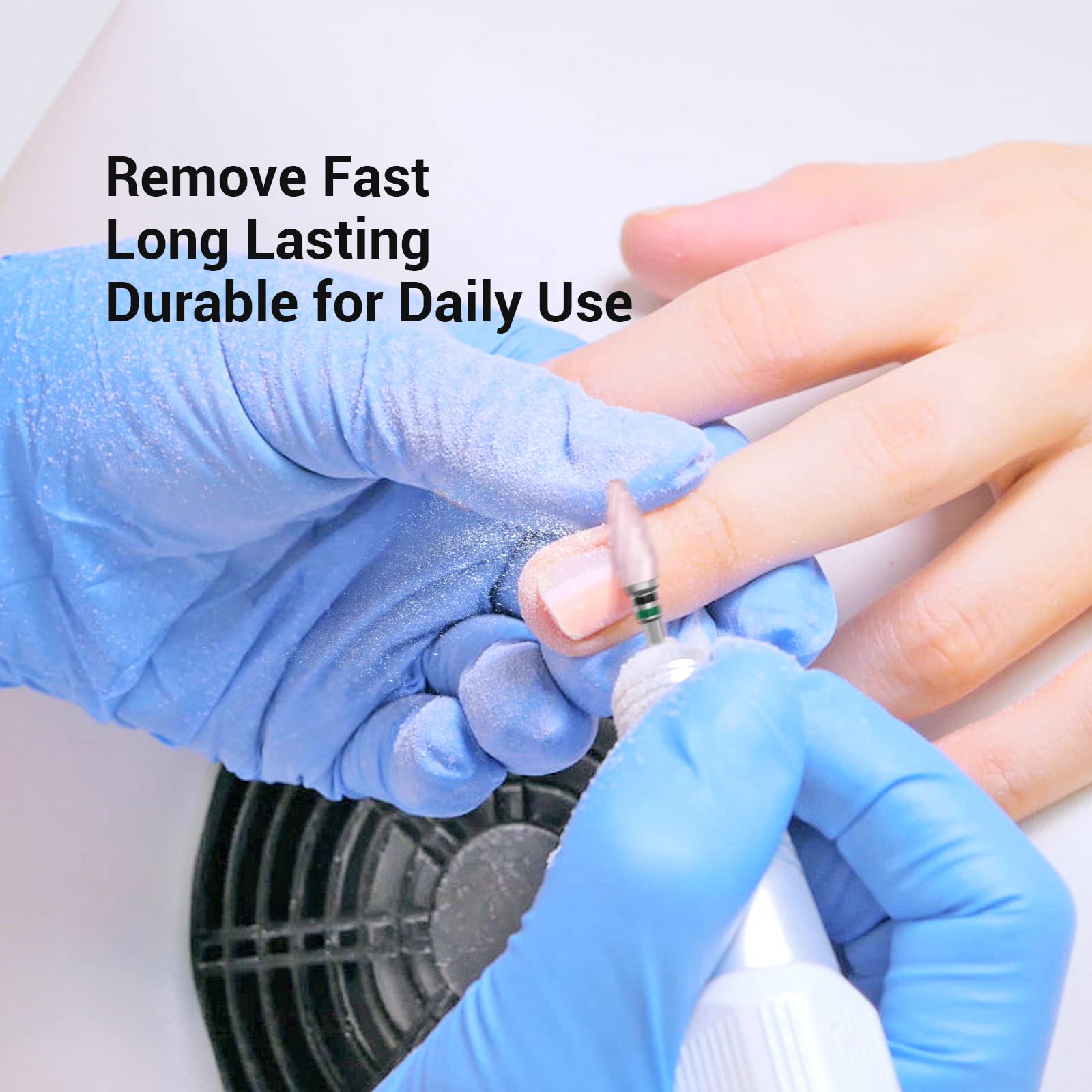 Ceramic Nail Drill Bits Pink - 图片6