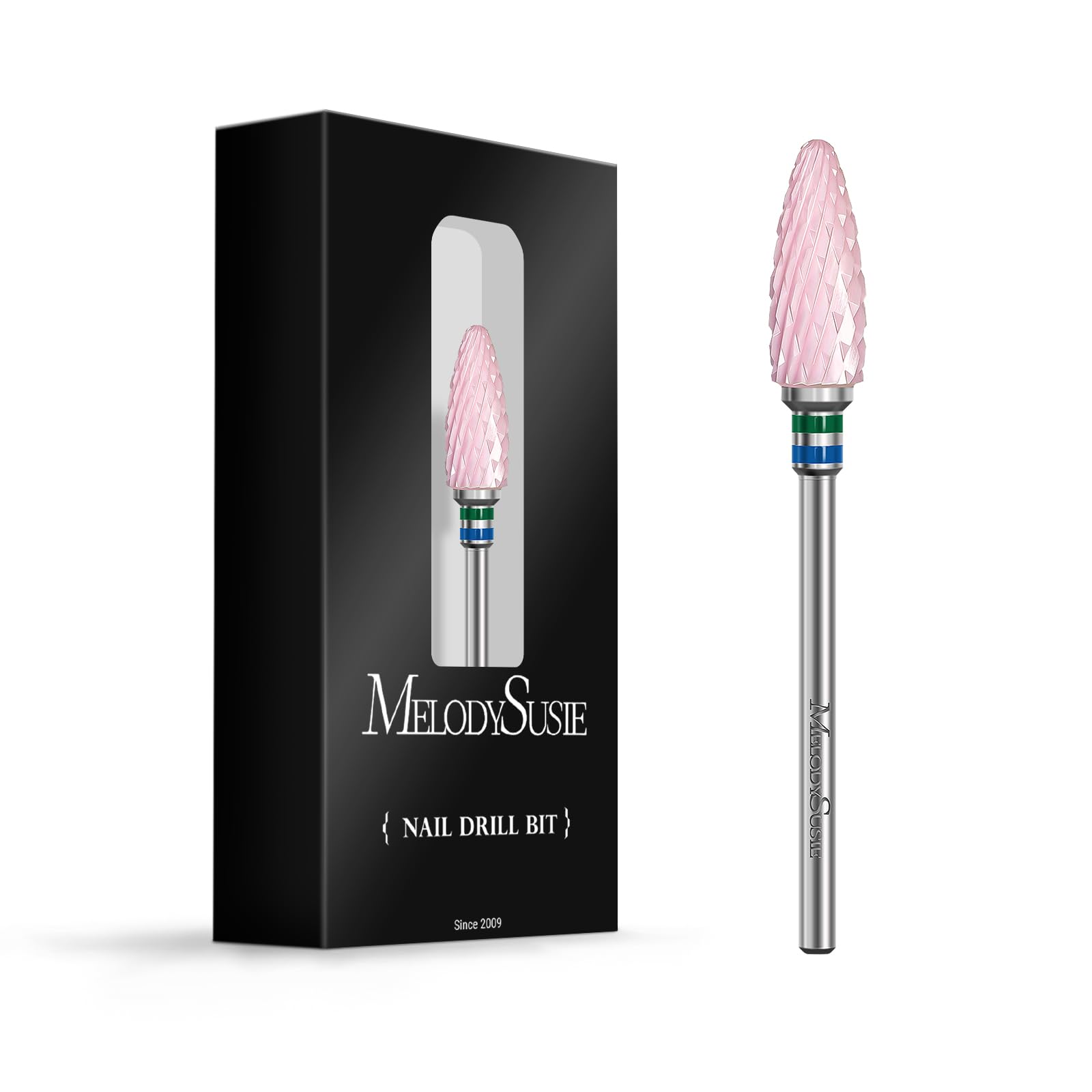 Ceramic Nail Drill Bits Pink - 图片12