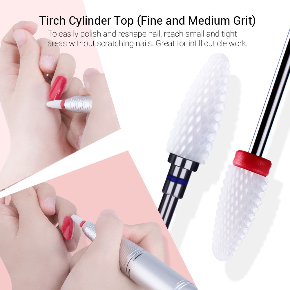 Ceramic Nail Drill Bits Set (7pcs) - 图片7