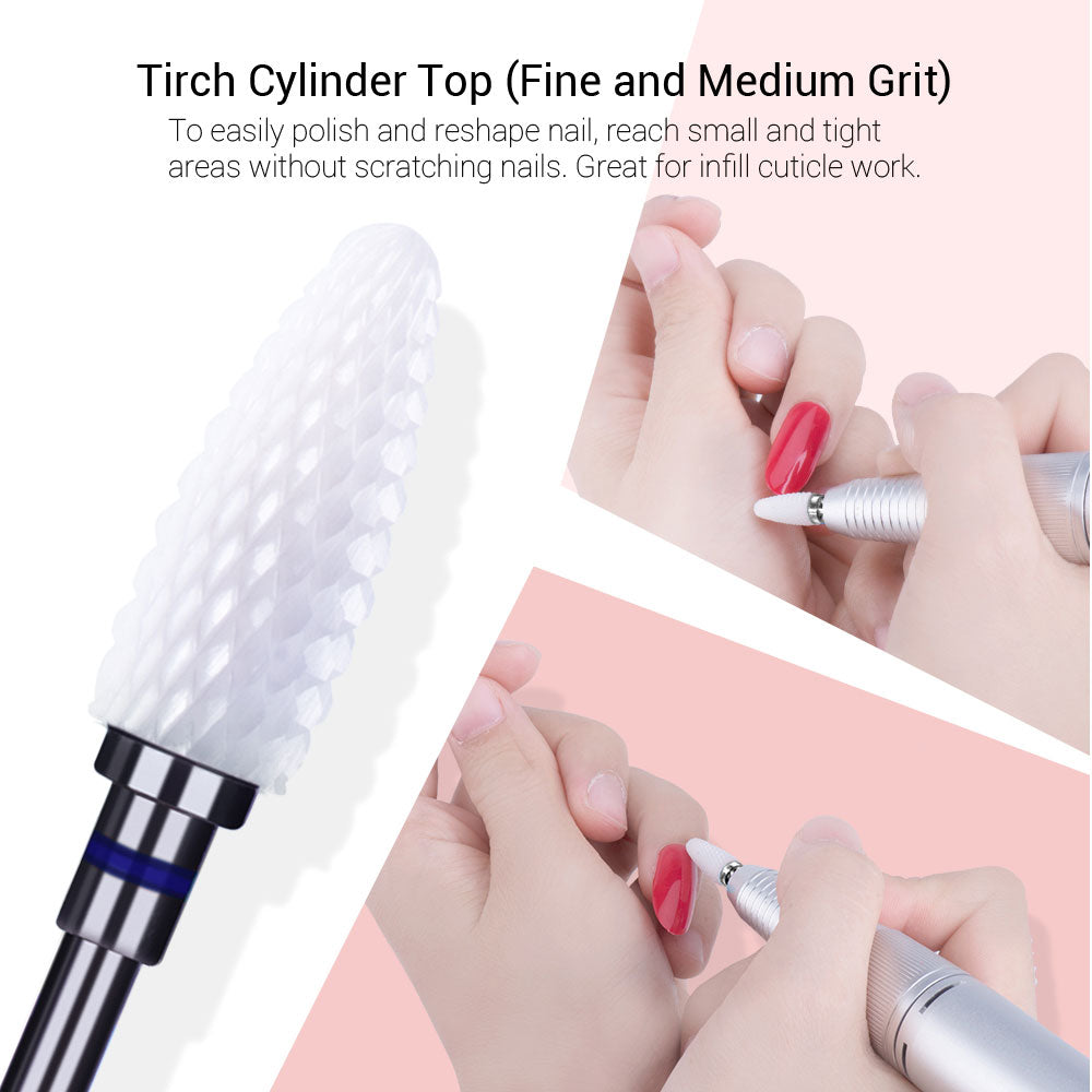 Ceramic Nail Drill Bits Set (7pcs) - 图片9