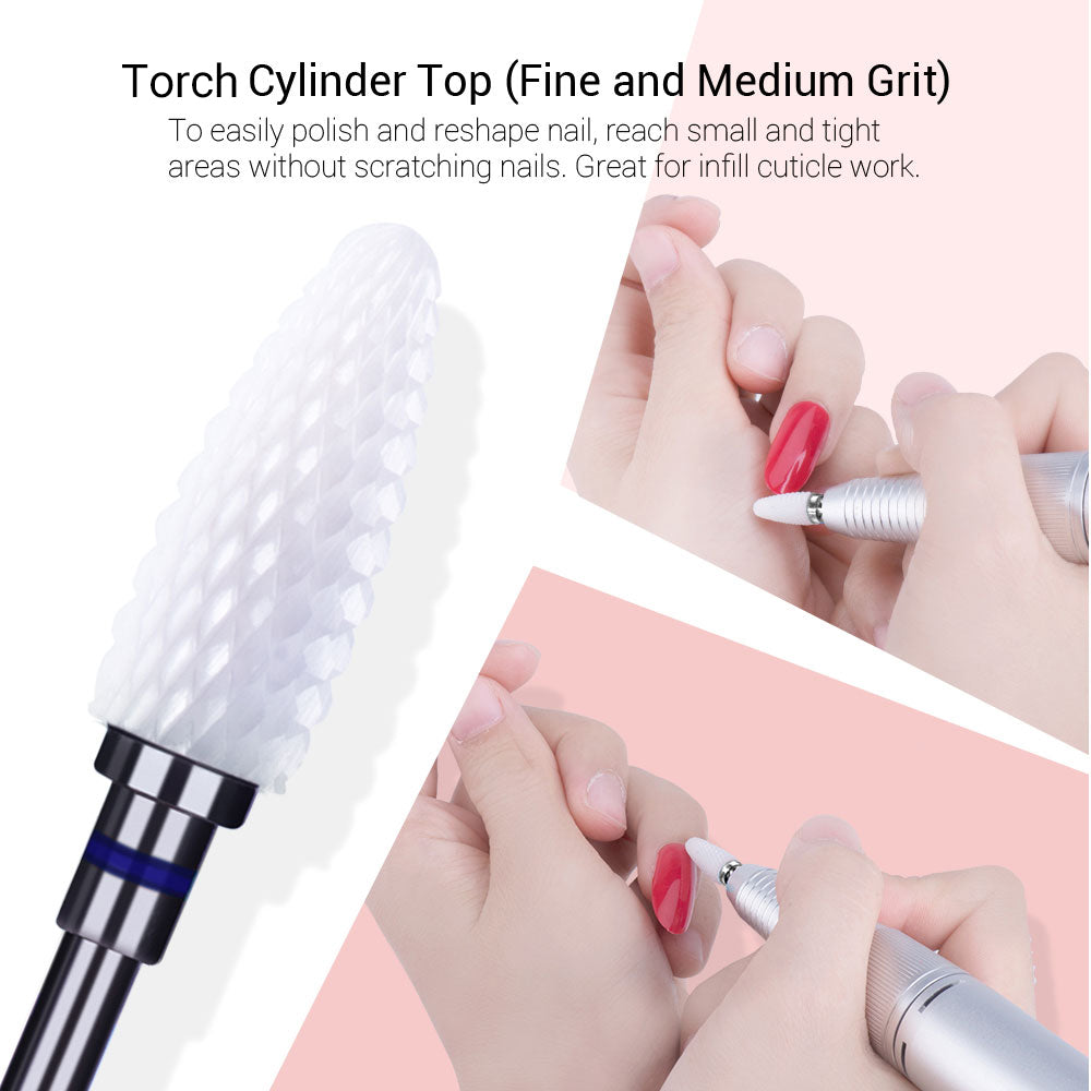 Ceramic Nail Drill Bits Set (7pcs) - 图片9