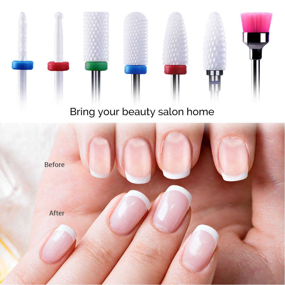 Ceramic Nail Drill Bits Set (7pcs) - 图片14