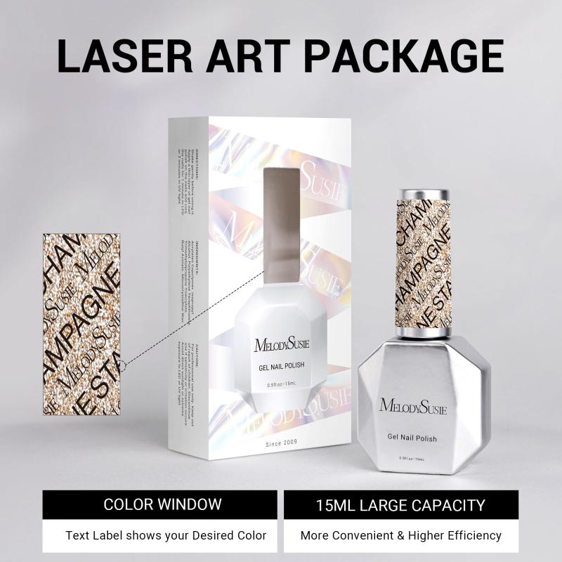 Z159 Champagne Star - TPO-Free Thick Gel Nail Polish(15ml)