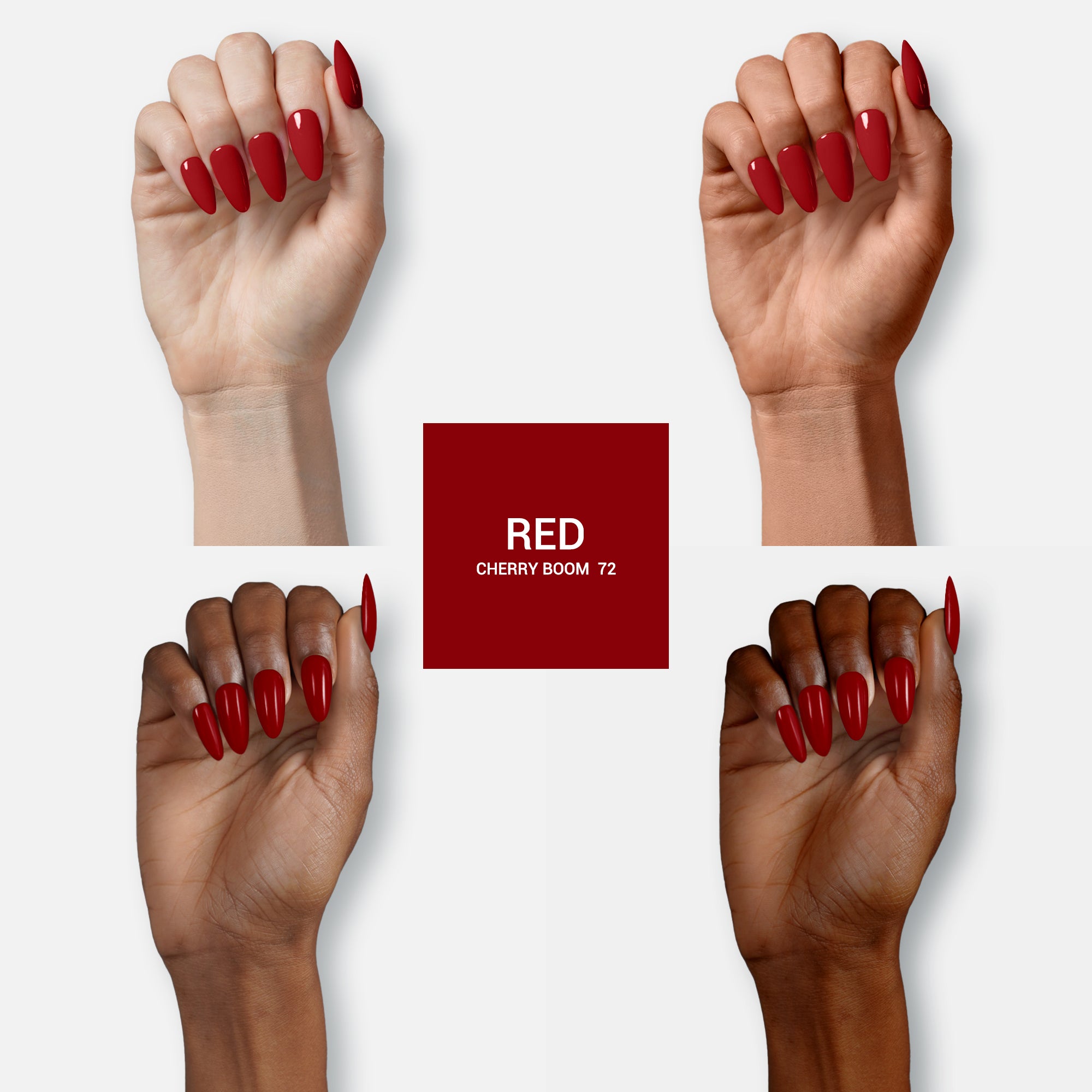 072 Cherry Boom - TPO-Free Thick Gel Nail Polish(15ml) - 图片2