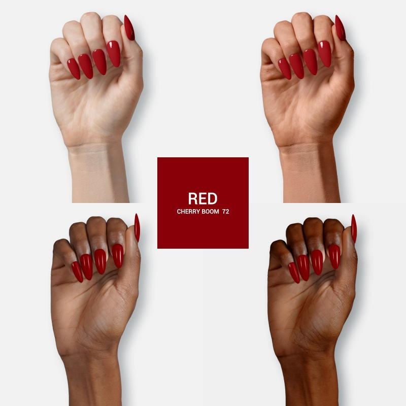 072 Cherry Boom - TPO-Free Thick Nail Gel Polish(15ml)